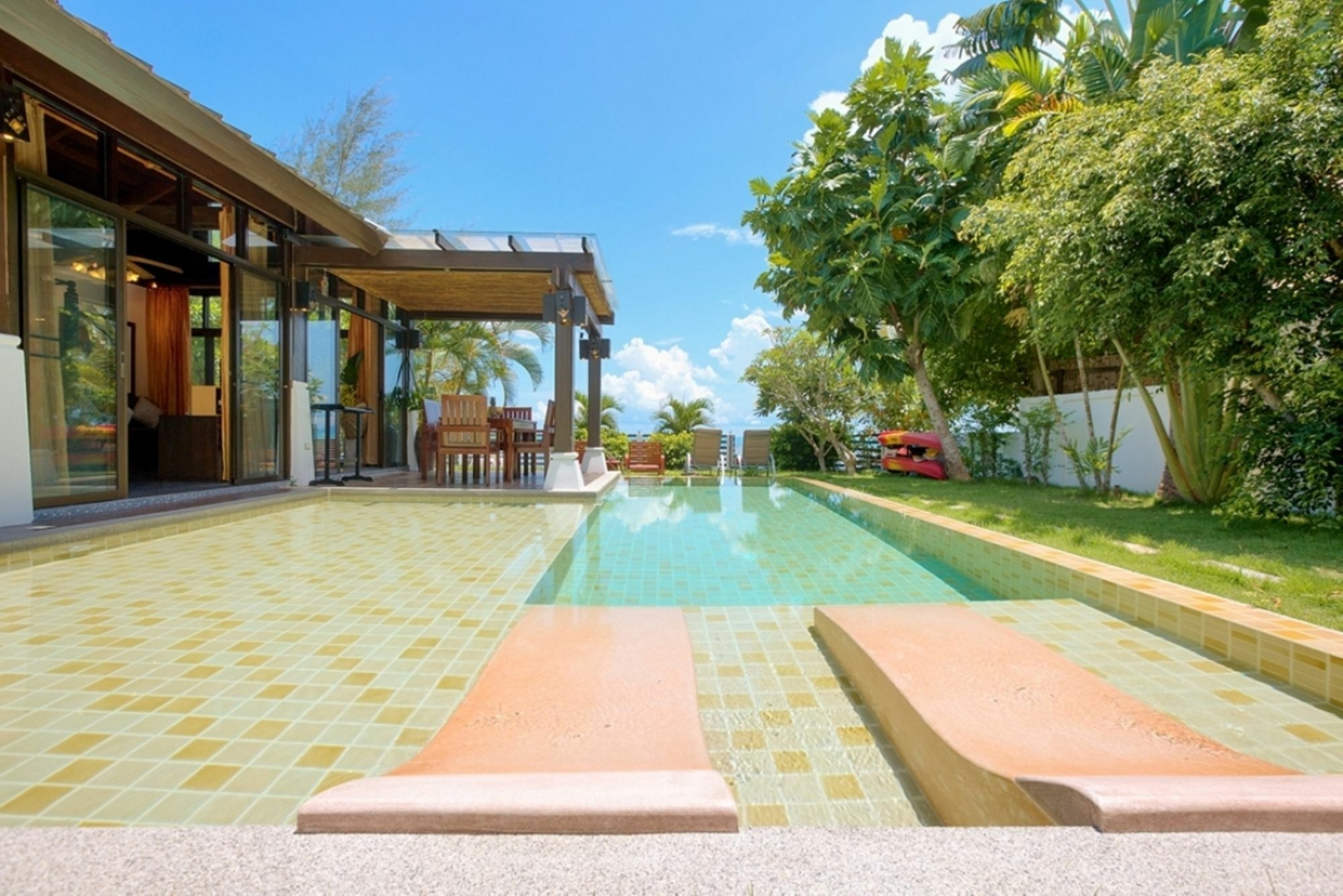 קו סמוי Emerald Sands - Beach Front 4 Bed Pool Villa מראה חיצוני תמונה