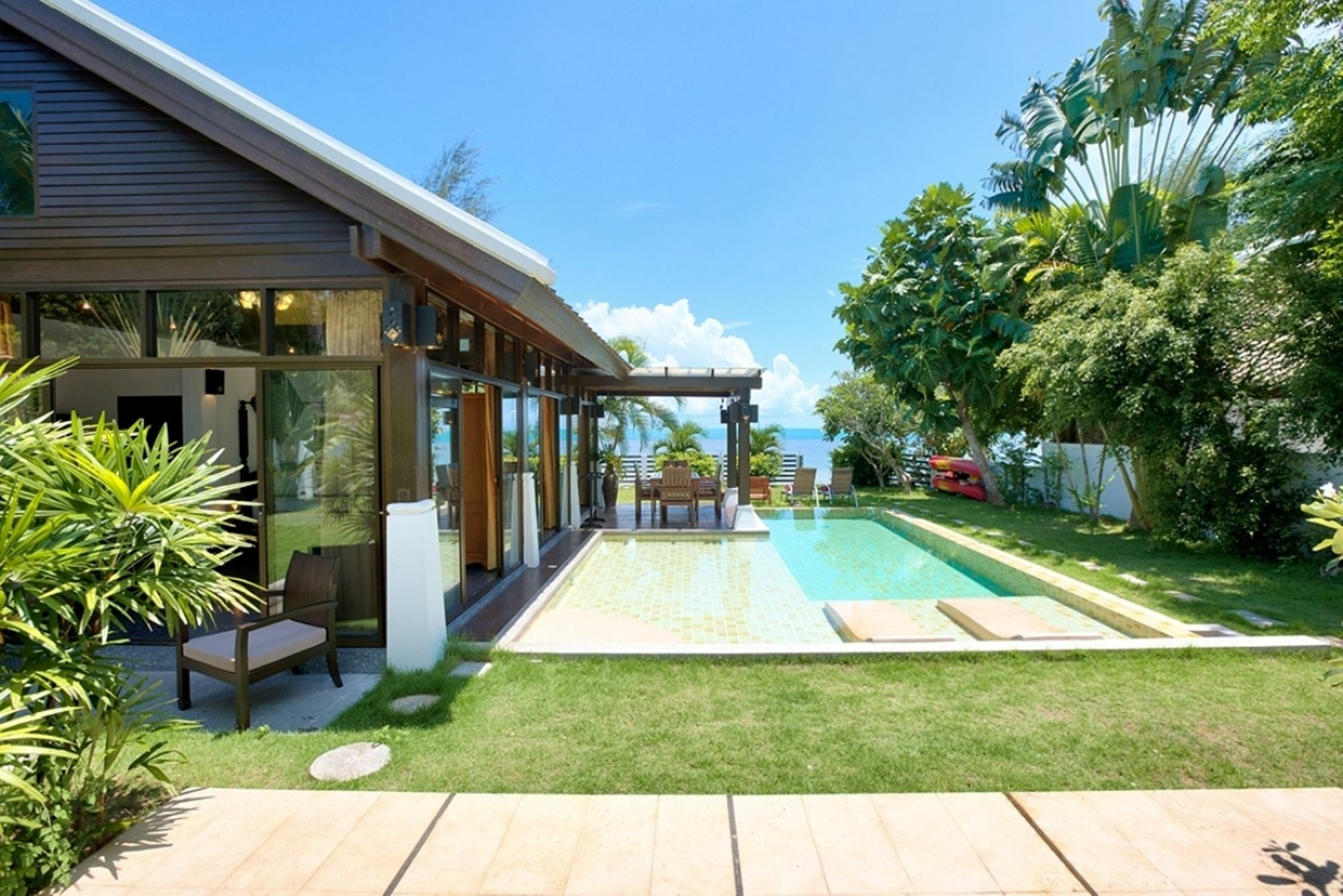 קו סמוי Emerald Sands - Beach Front 4 Bed Pool Villa מראה חיצוני תמונה